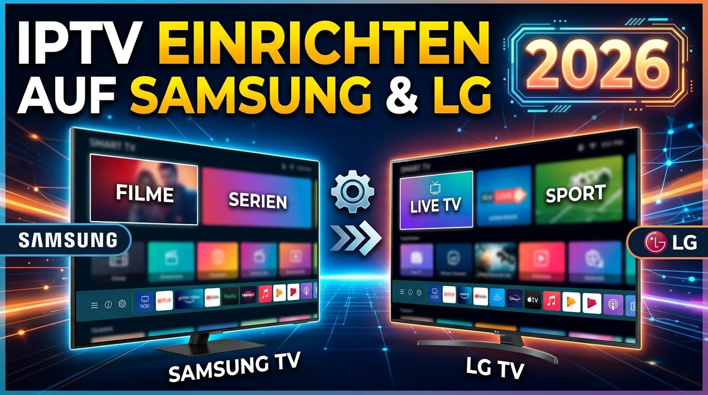 IPTV auf Samsung und LG Smart TV einrichten